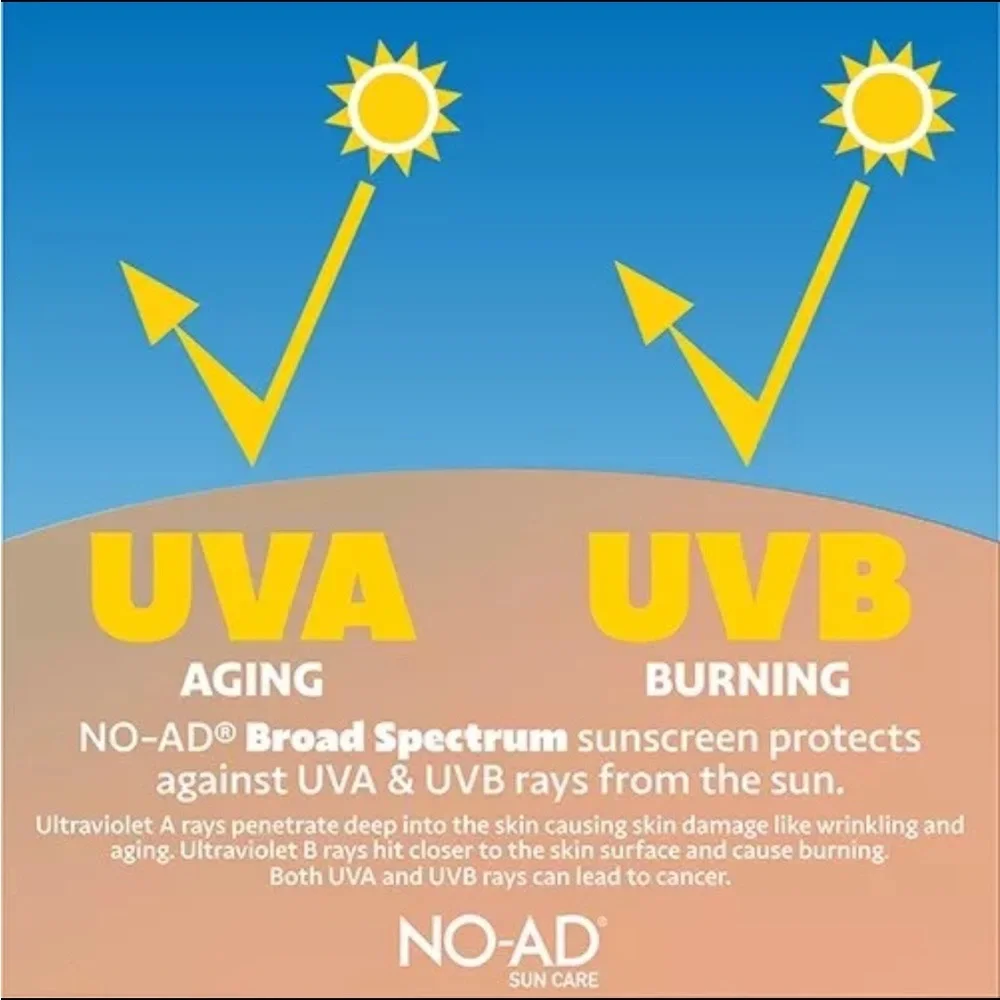 NO-AD Kids SPF 50 Sunscreen Continuous Spray Broad Spectrum 9oz Water Resistant